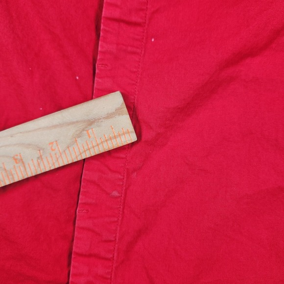 Puma Shirt Mens XL Red Ferrari Corse Clienti Red Short Sleeve Button Up - Picture 3 of 15